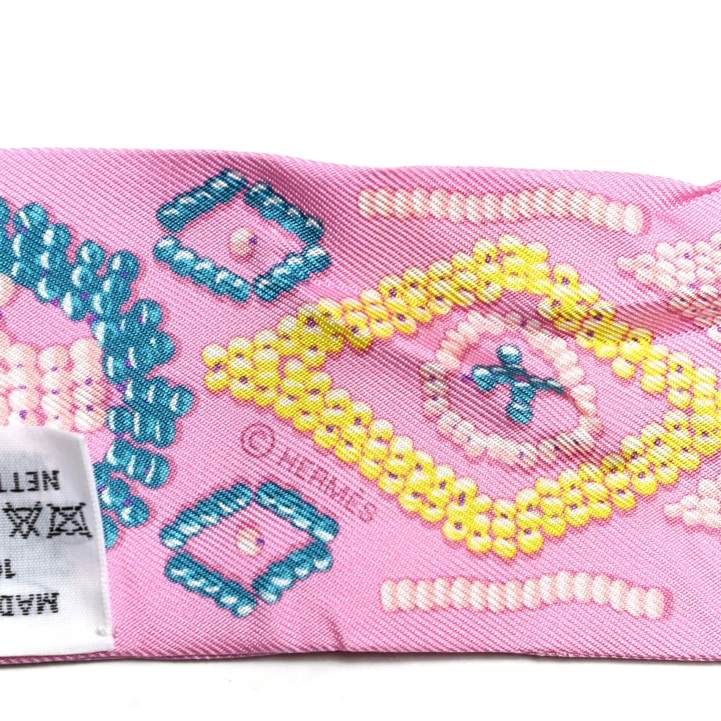Silk Kelly En Perles Twilly Rose Bonbon Canard