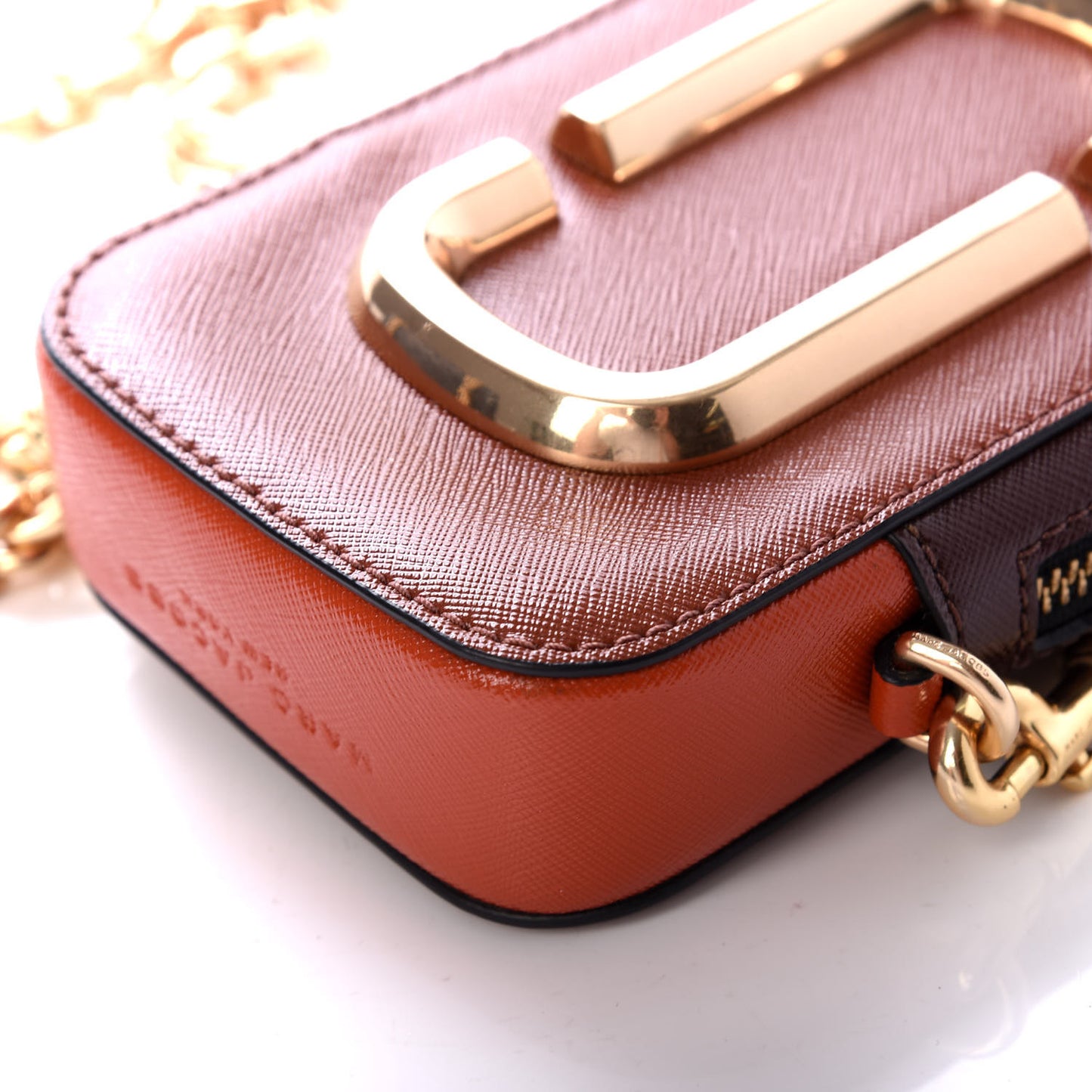 Saffiano The Hot Shot Crossbody Brick Multicolor