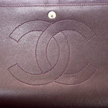 Chanel Lambskin Quilted Maxi Flap Plum 7 of 11