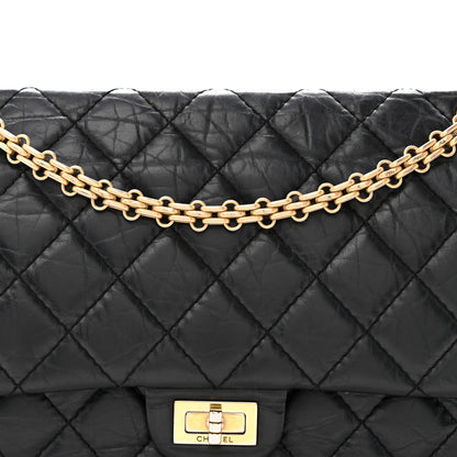 Chanel Aged Calfskin Quilted 2.55 Reissue 226 Flap Black 8 of 10
