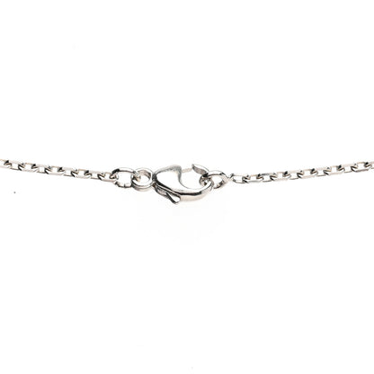 Hermes Lacquered Palladium Mini Pop H Pendant Necklace White 6 of 6