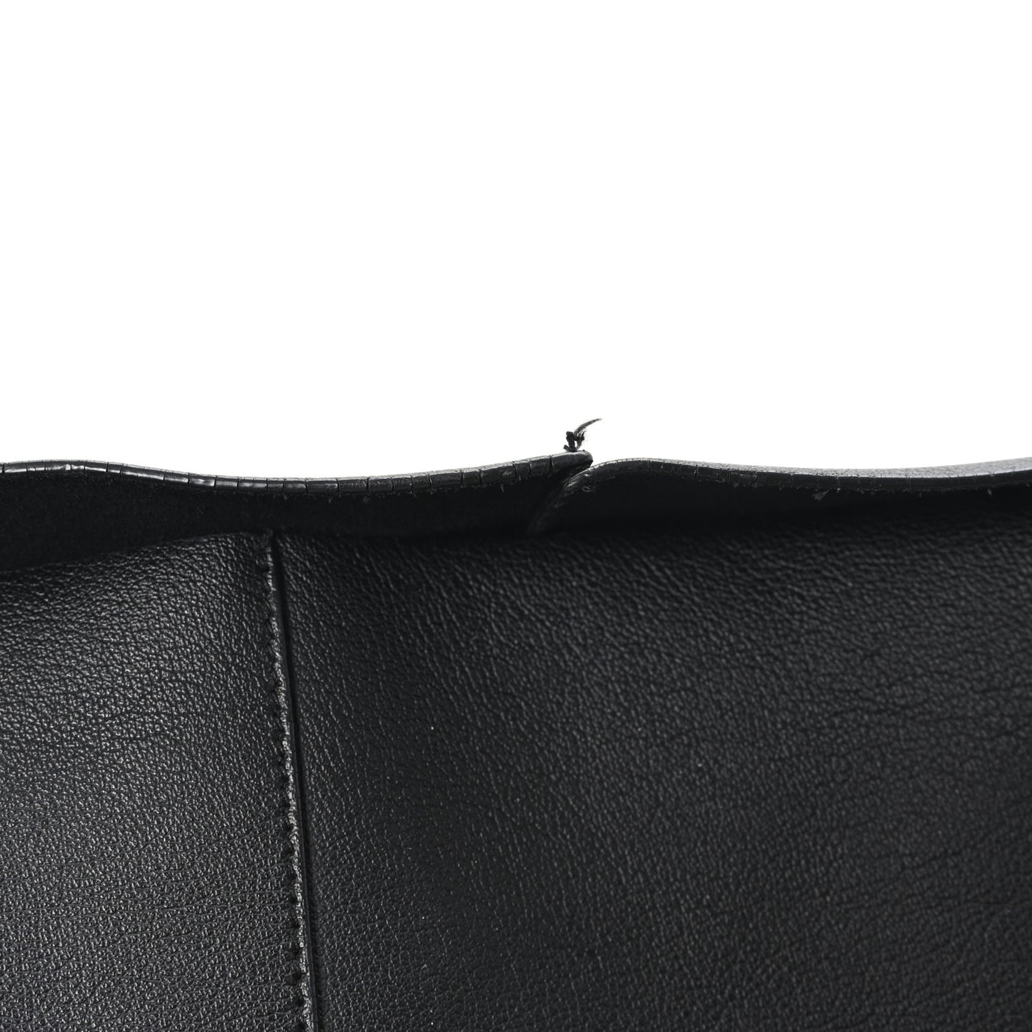 Calfskin Large Shopping Tote Black