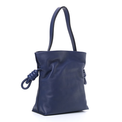 Loewe Calfskin Flamenco Knot Bag Navy 3 of 8