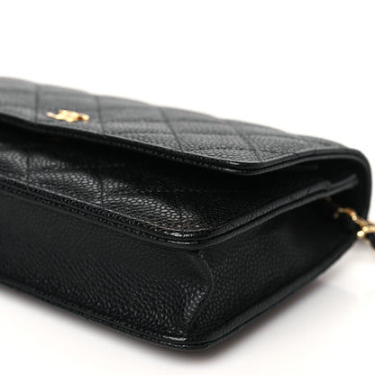Chanel Caviar Quilted Wallet on Chain WOC Black 11 of 11