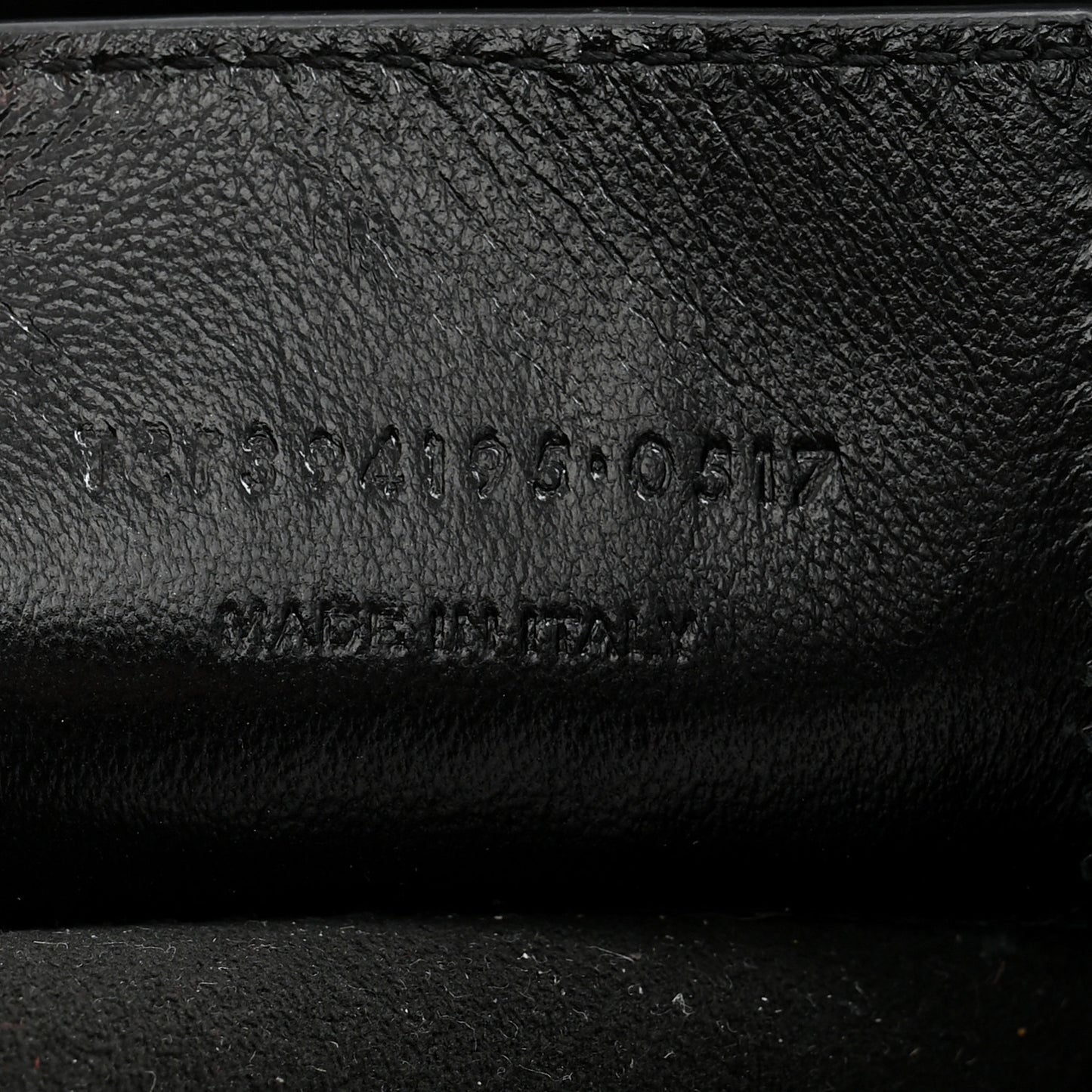 Patent Calfskin Large Shopping Tote Black