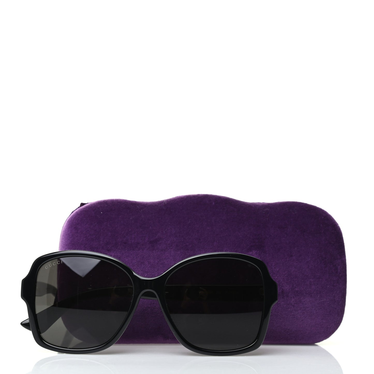 Acetate Square Sunglasses GG0765SA Black