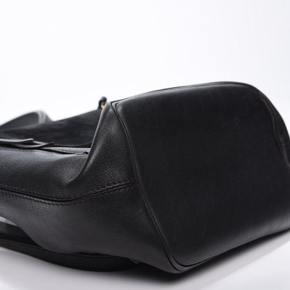 Chloe Suede Calfskin Small Faye Backpack Black 6 of 11