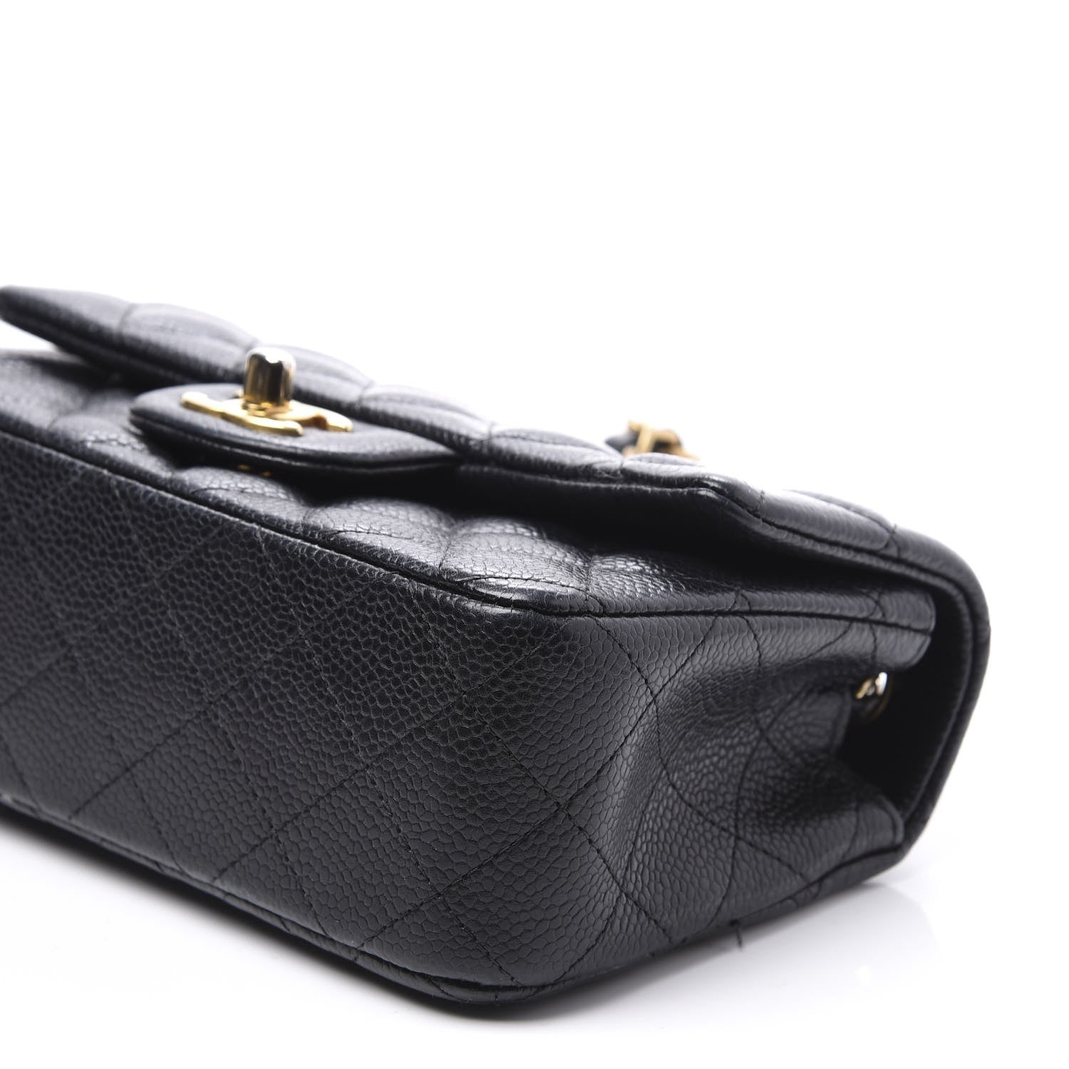 Chanel Caviar Quilted Mini Rectangular Flap Black 8 of 9