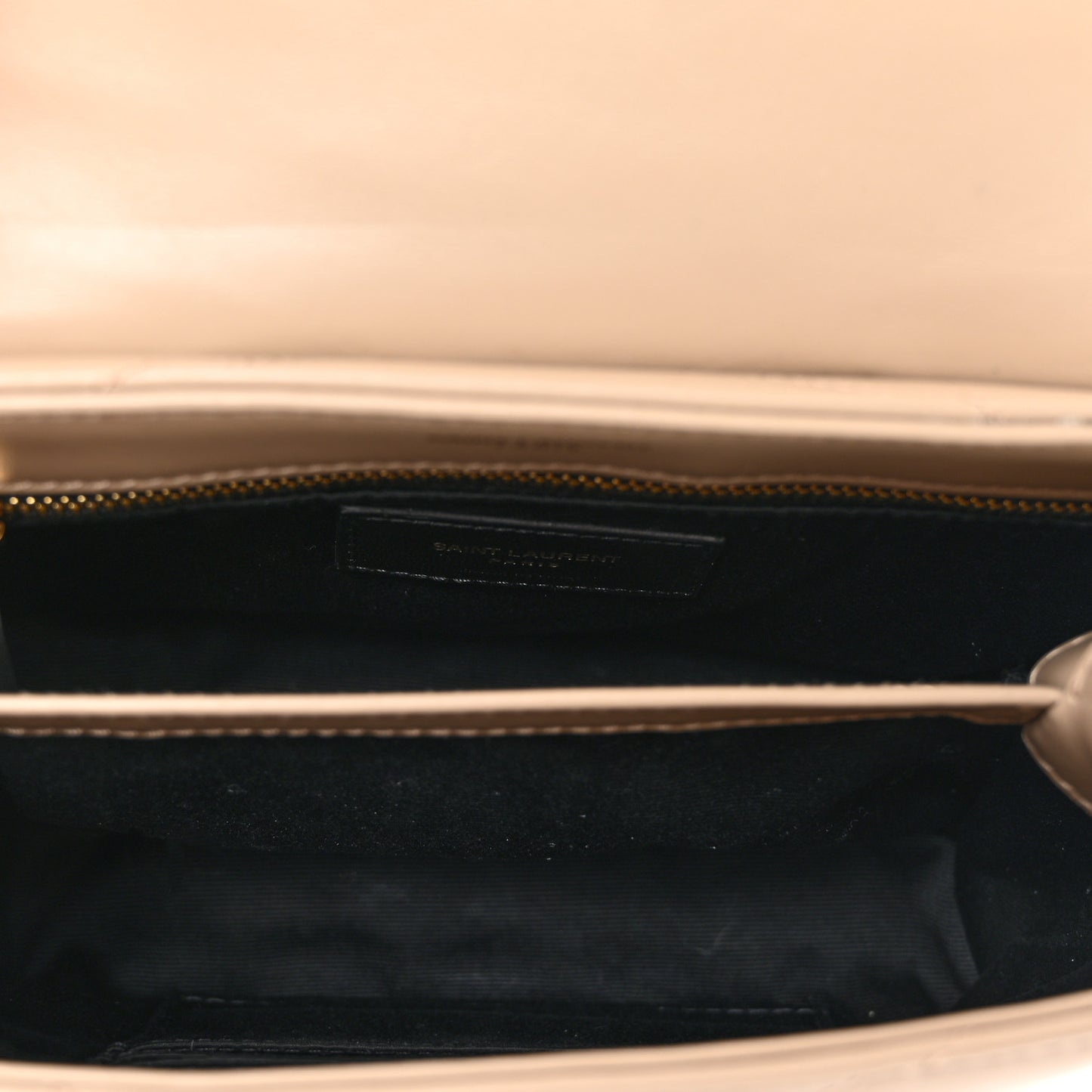 Calfskin Y Quilted Monogram Toy Loulou Crossbody Bag Dark Beige