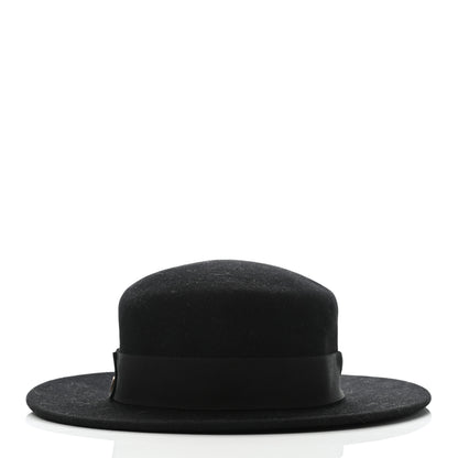 Christian Dior Rabbit Felt Hat 57 Black 6 of 9