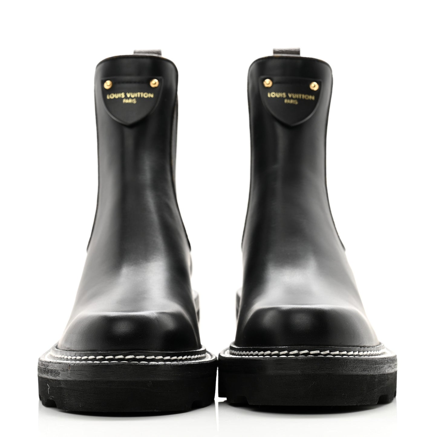 Calfskin Monogram Beaubourg Ankle Boots 37 Black