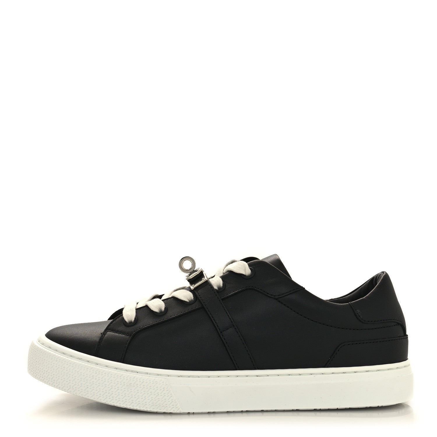 Hermes Calfskin Day Sneakers 37 Black 1 of 7
