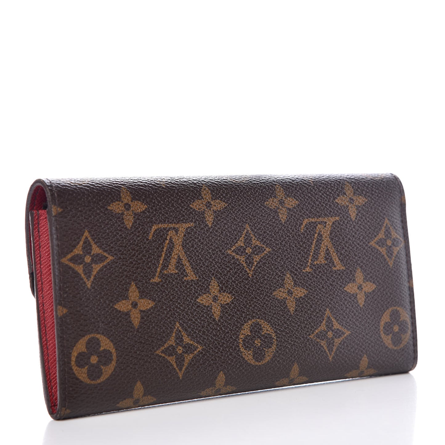 Monogram Emilie Wallet Red