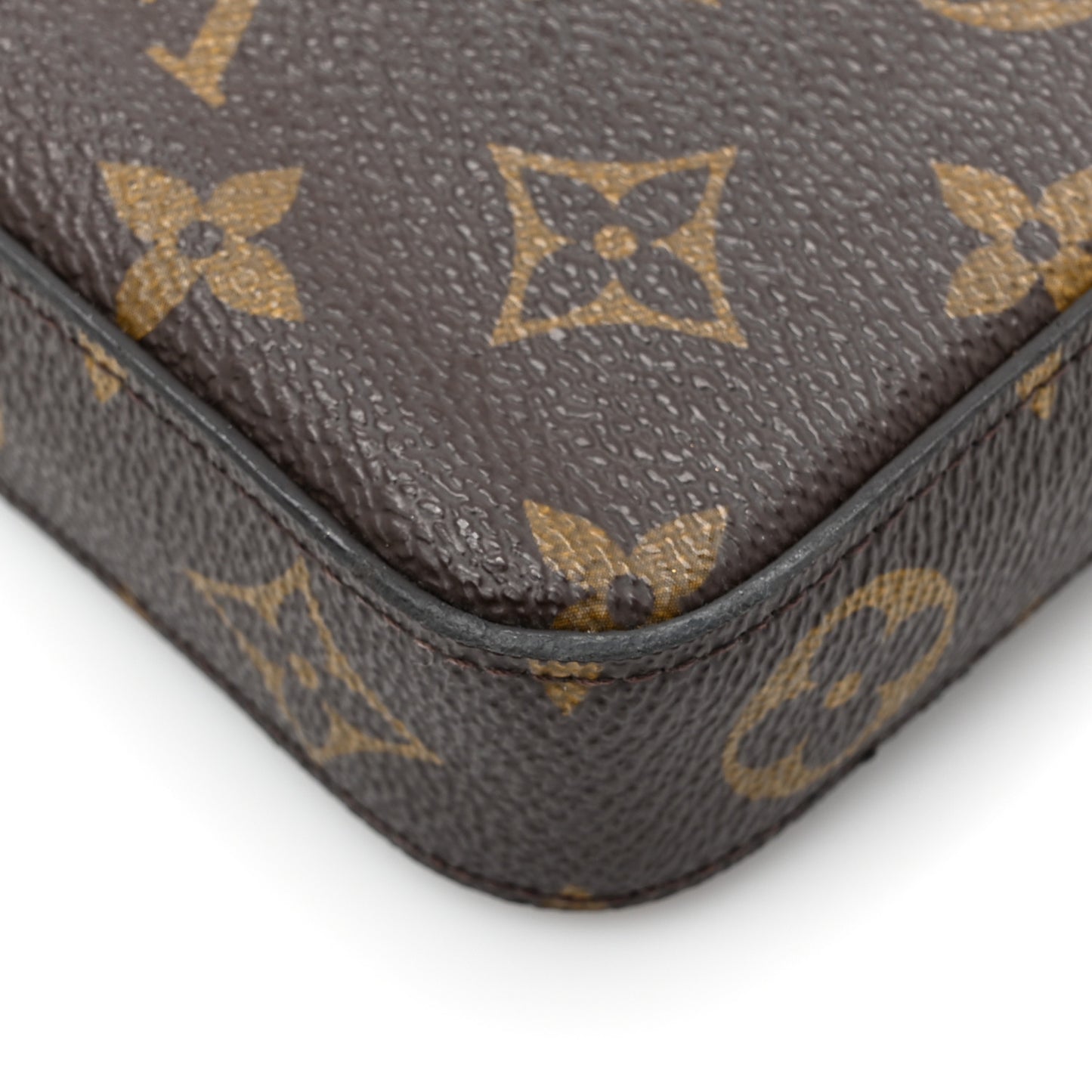 Monogram Pochette Felicie Chain Wallet Fuchsia