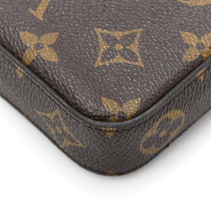 Louis Vuitton Monogram Pochette Felicie Chain Wallet Fuchsia 14 of 17