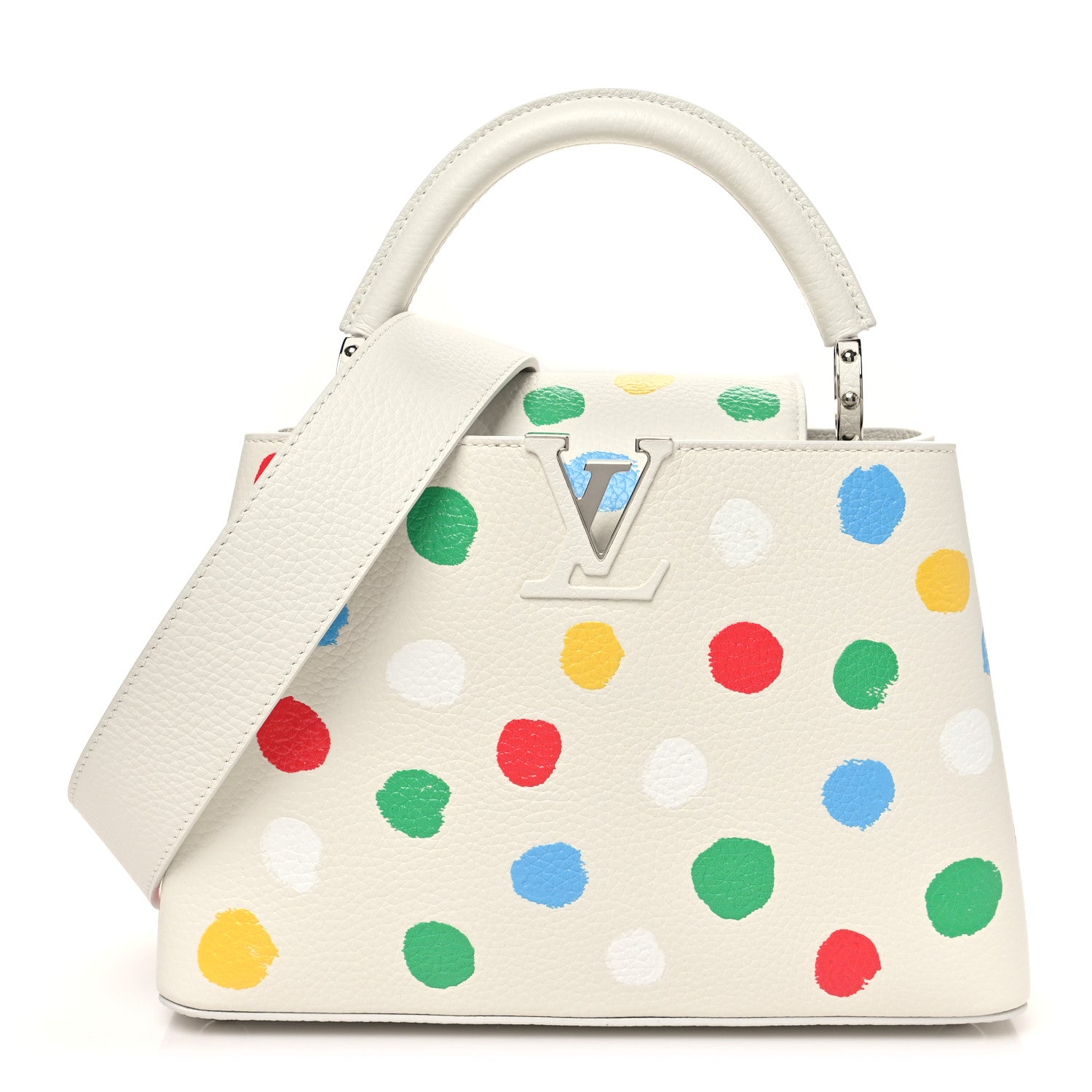 Louis Vuitton LV X YK Taurillon Capucines BB White 1 of 10