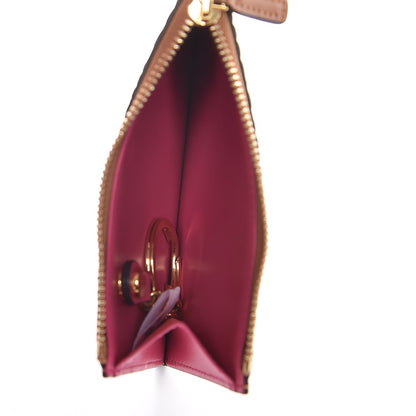 MCM Visetos Rabbit Key Pouch Cognac 5 of 9