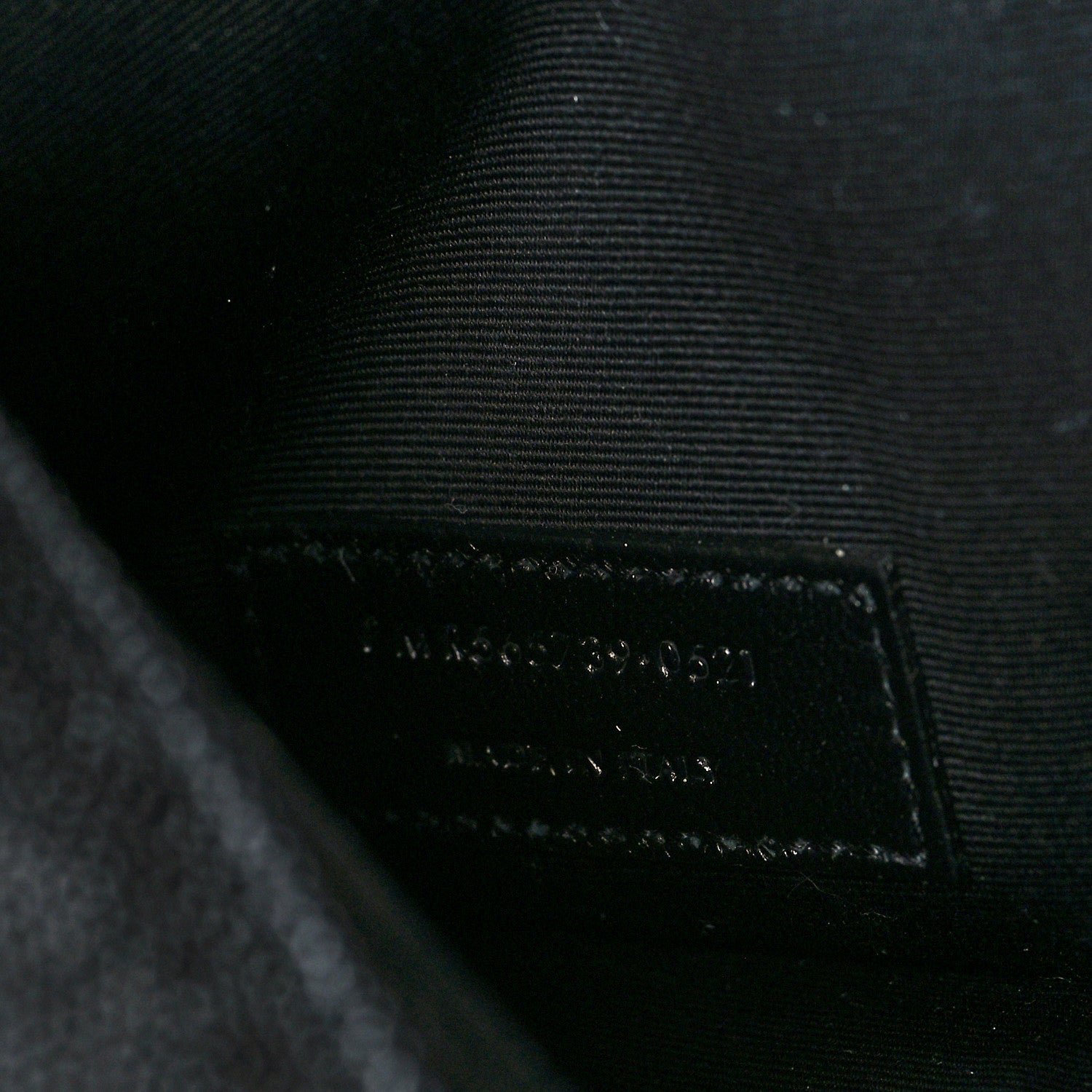 Saint Laurent Grain De Poudre Uptown Pouch Black 7 of 8