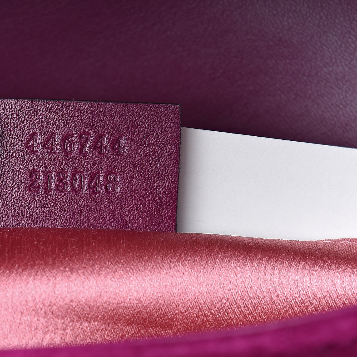 Gucci Velvet Matelasse Mini GG Marmont Shoulder Bag Fuchsia Violet Cyclamen 7 of 10
