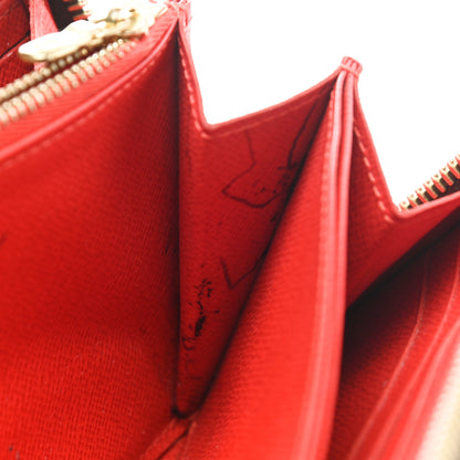 Louis Vuitton Monogram My LV Heritage Zippy Organizer Wallet Rouge Black 8 of 12
