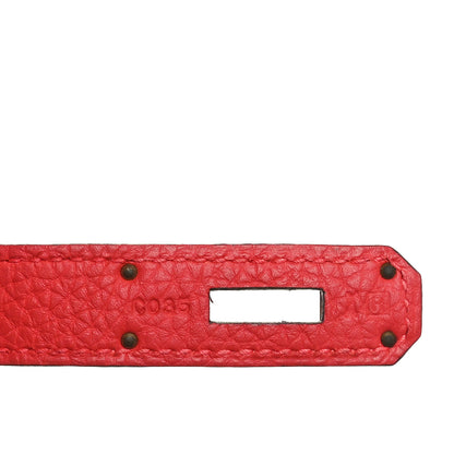 Hermes Togo Birkin 30 Rouge Pivoine 7 of 10