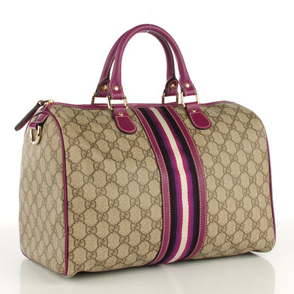 Gucci GG Plus Monogram Web Medium Joy Boston Purple 3 of 8