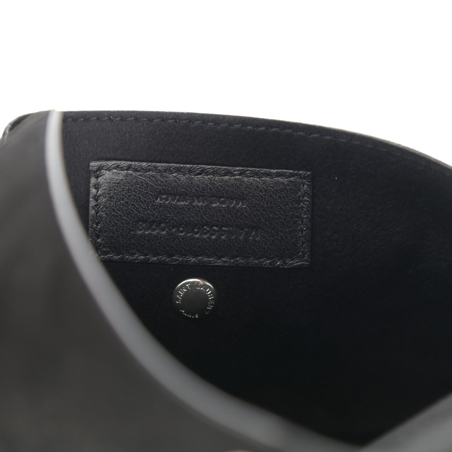 Lambskin Teddy Drawstring Bag Black
