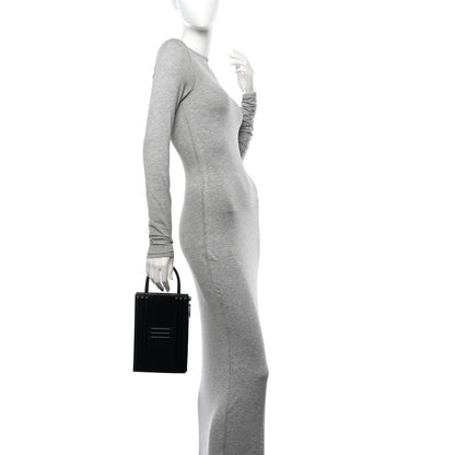 Hermes Tadelakt Kelly Cadena Clutch Black 2 of 11