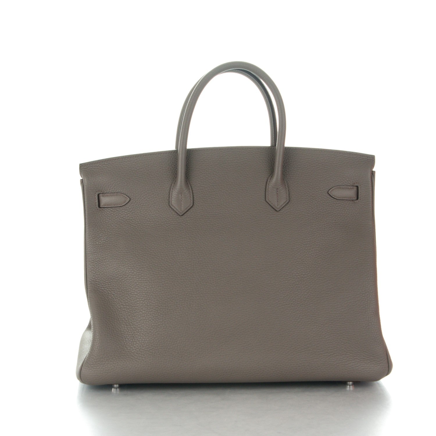 Hermes Taurillon Clemence Birkin 40 Etain 4 of 26