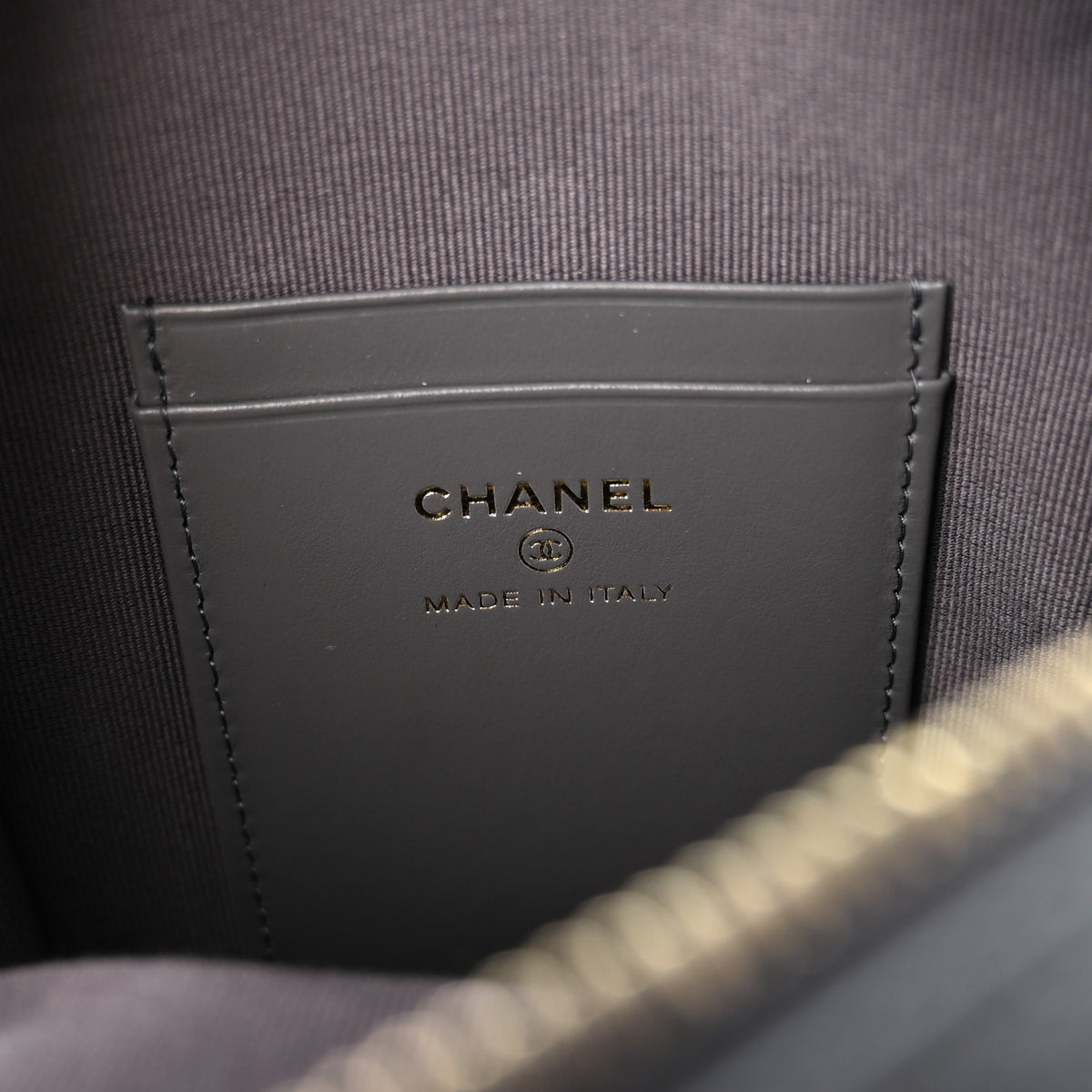Chanel Caviar Quilted CC Mini Classic Backpack Grey 6 of 10