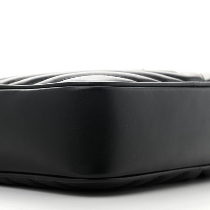 Saint Laurent Calfskin Matelasse Monogram Lou Camera Bag Black 9 of 11