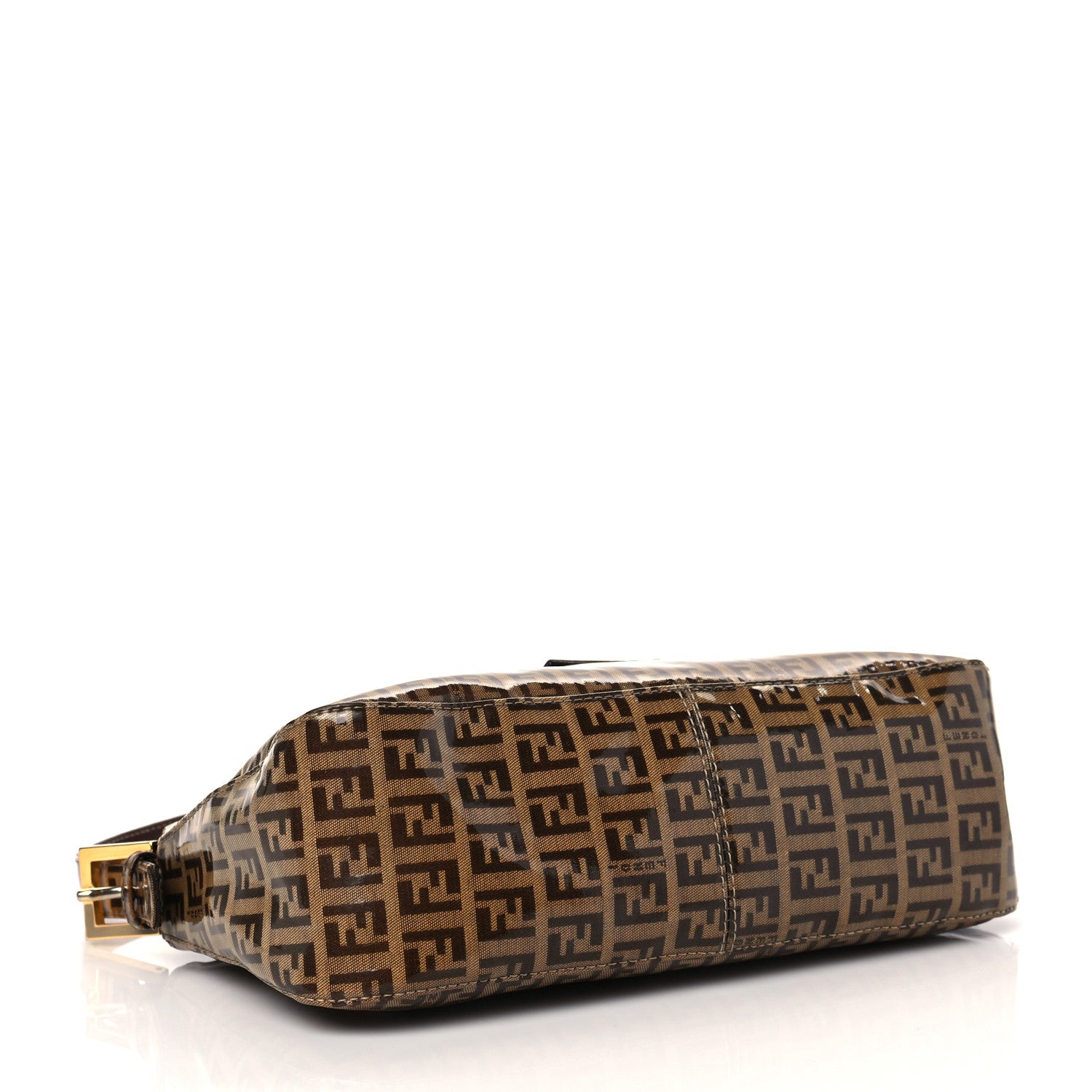 Fendi Vinyl Zucchino Baguette Tobacco 3 of 9