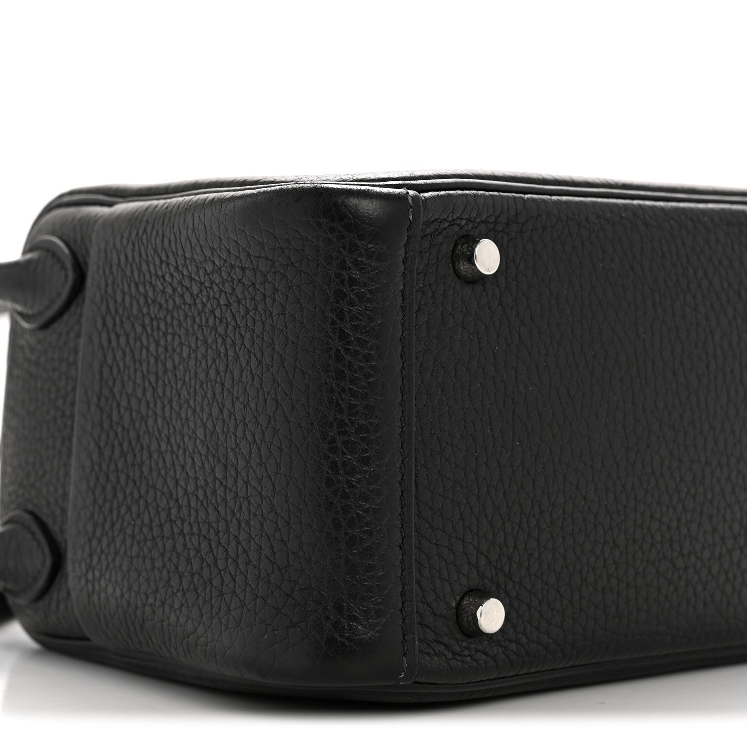 Hermes Taurillon Clemence Mini Lindy 20 Black 17 of 27