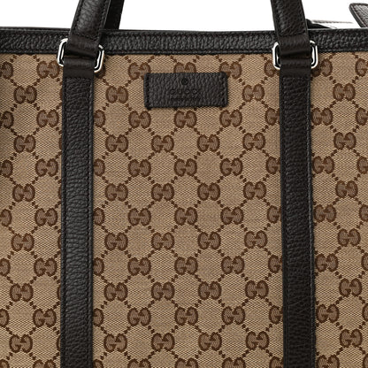 Gucci GG Monogram Large Joy Tote Bag Dark Brown 9 of 11