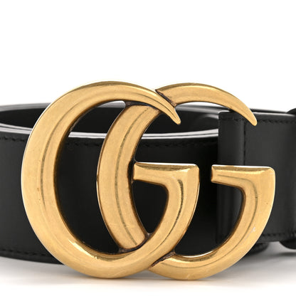 Gucci Calfskin Double G 40mm Belt 90 36 Black 6 of 6