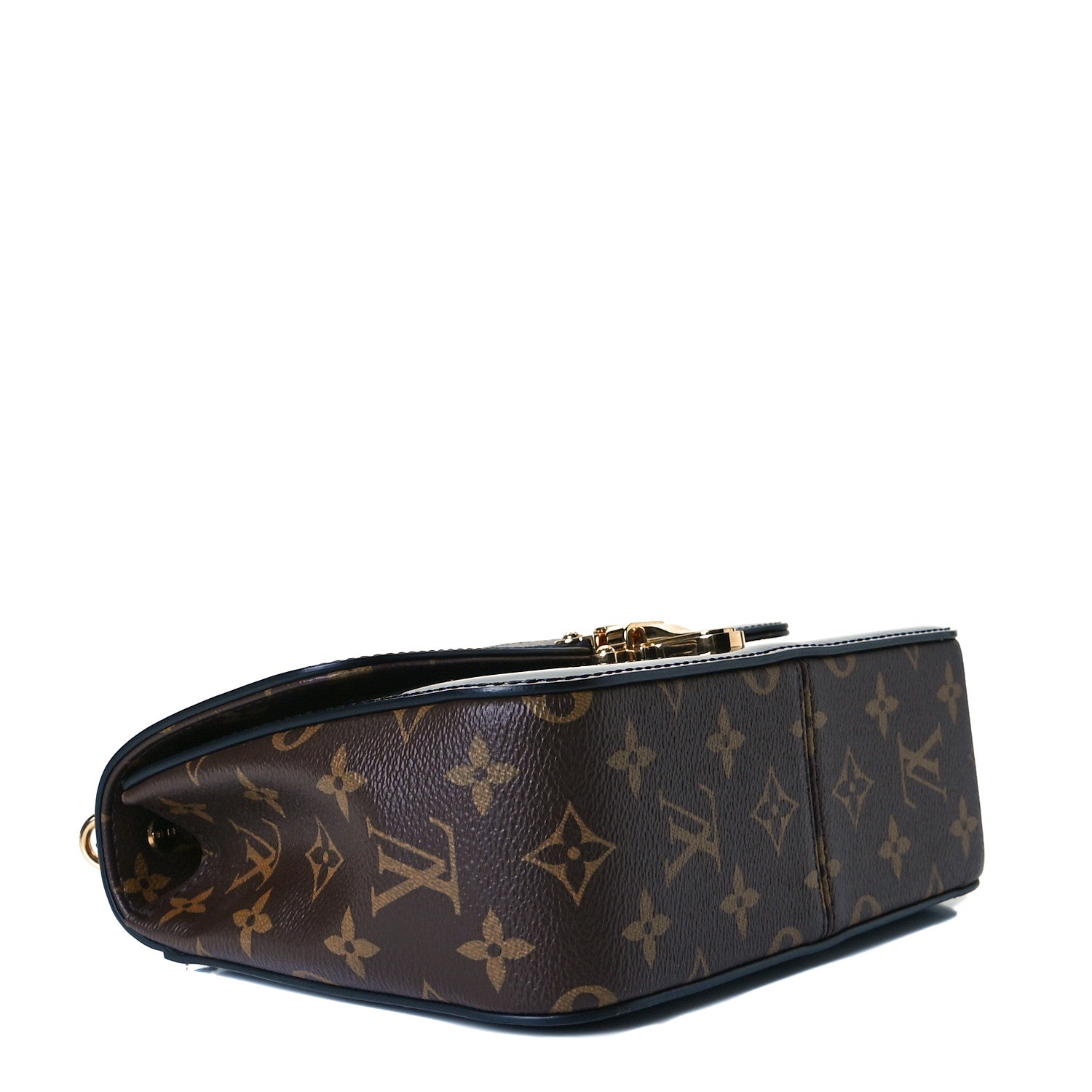 Louis Vuitton Patent Calfskin Monogram Cherrywood BB Black 4 of 6