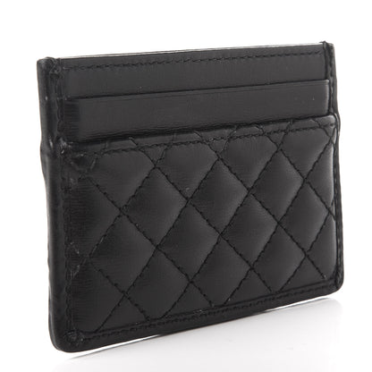 Gucci Calfskin Web Trapuntata Ophidia Card Holder Black 3 of 6
