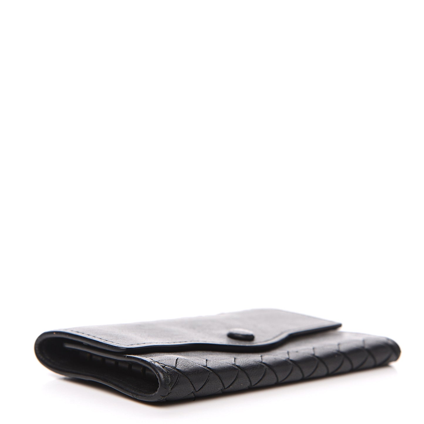 Nappa Intrecciato 6 Key Holder Black