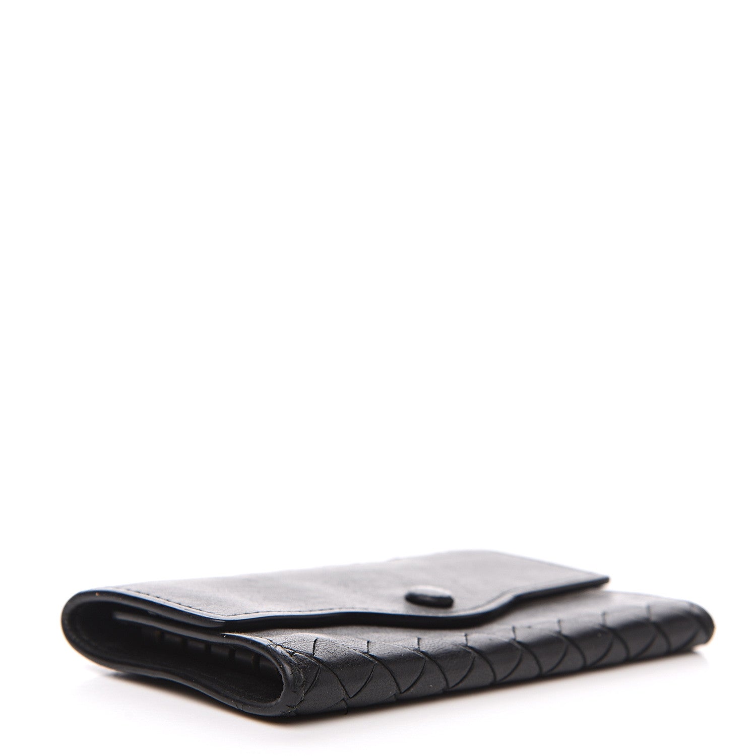 Bottega Veneta Nappa Intrecciato 6 Key Holder Black 3 of 7