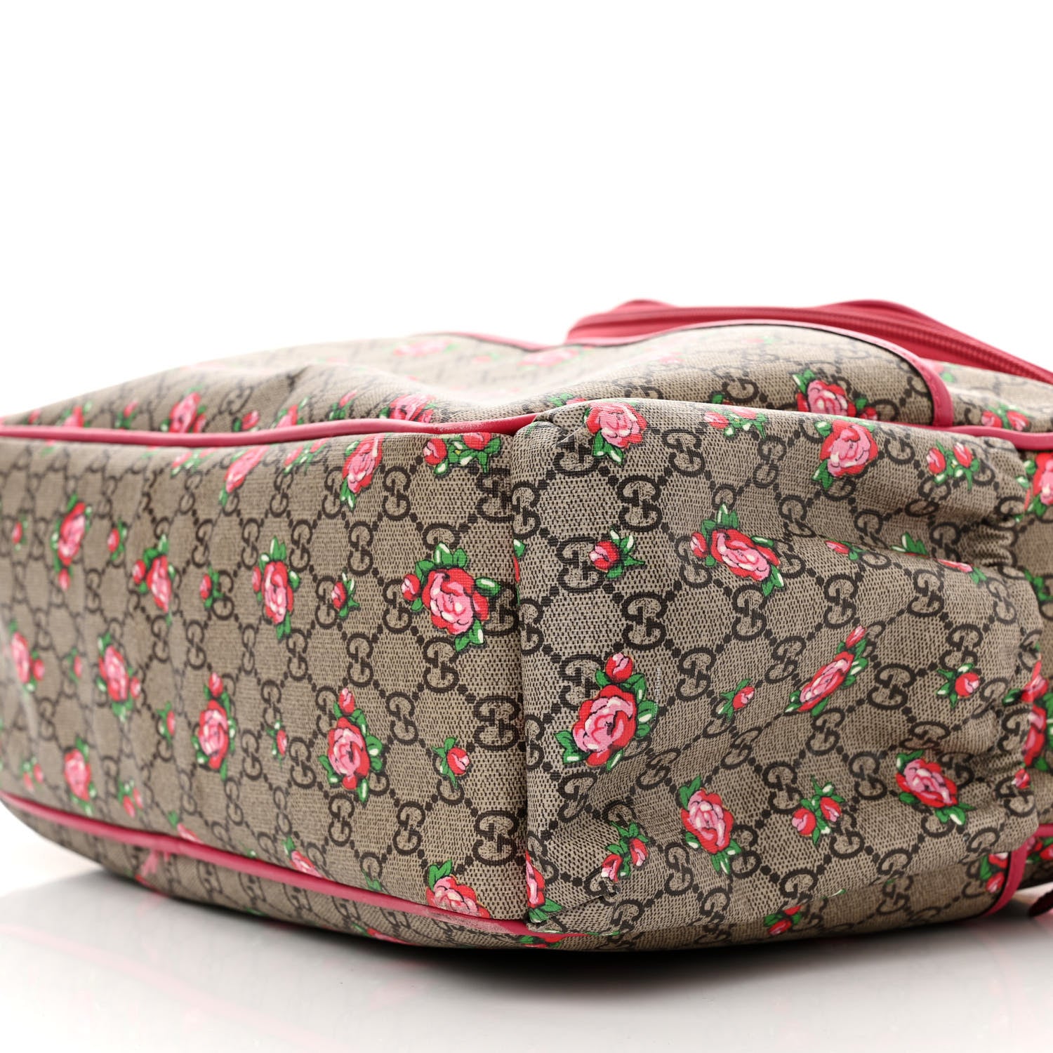 Gucci GG Supreme Monogram Rose Bud Diaper Bag Pink 10 of 22