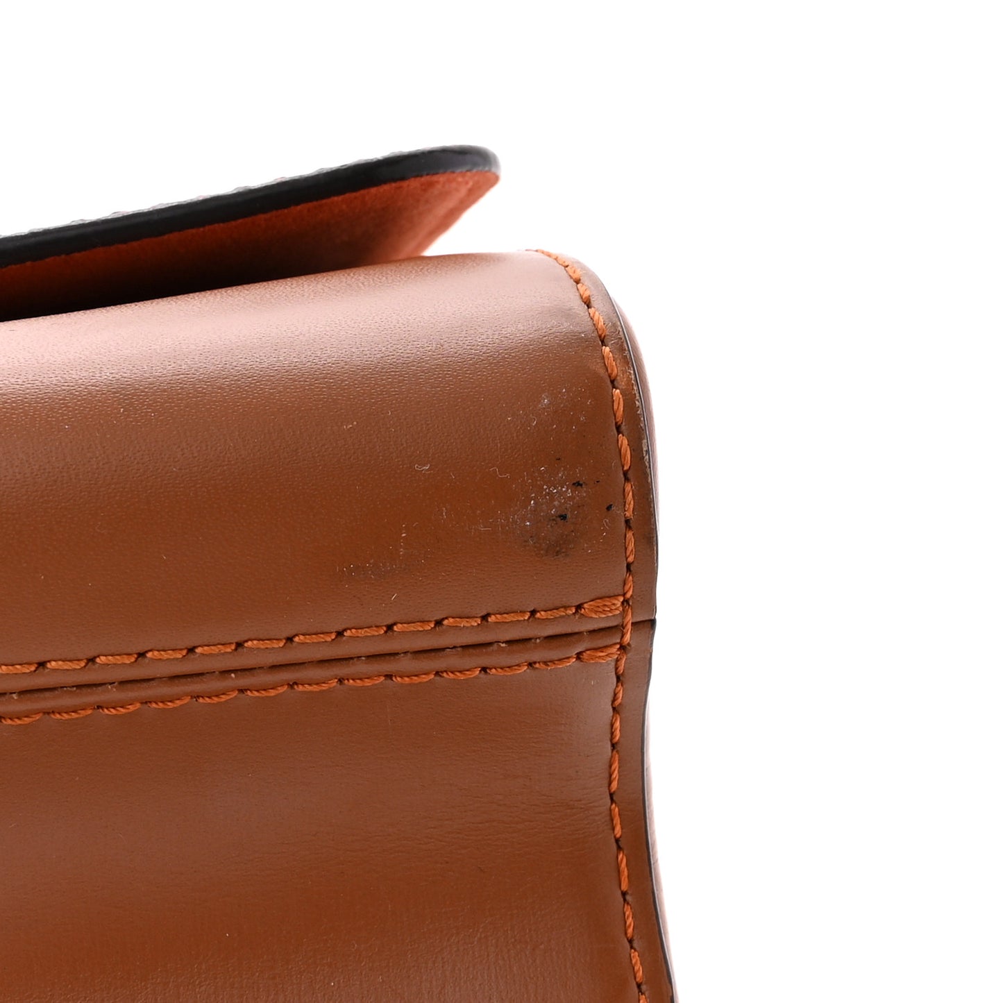 Calfskin Catogram Twist Shoulder Bag MM Marron