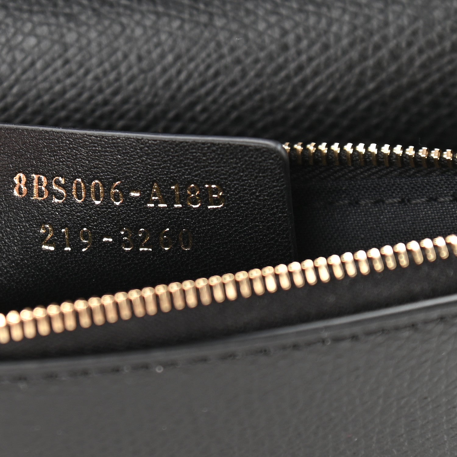 Fendi Vitello Cruise F is Fendi Medium Envelope Wallet on Chain Black 7 of 9
