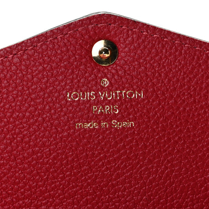 Louis Vuitton Empreinte Sarah Wallet Red Scarlet 8 of 9