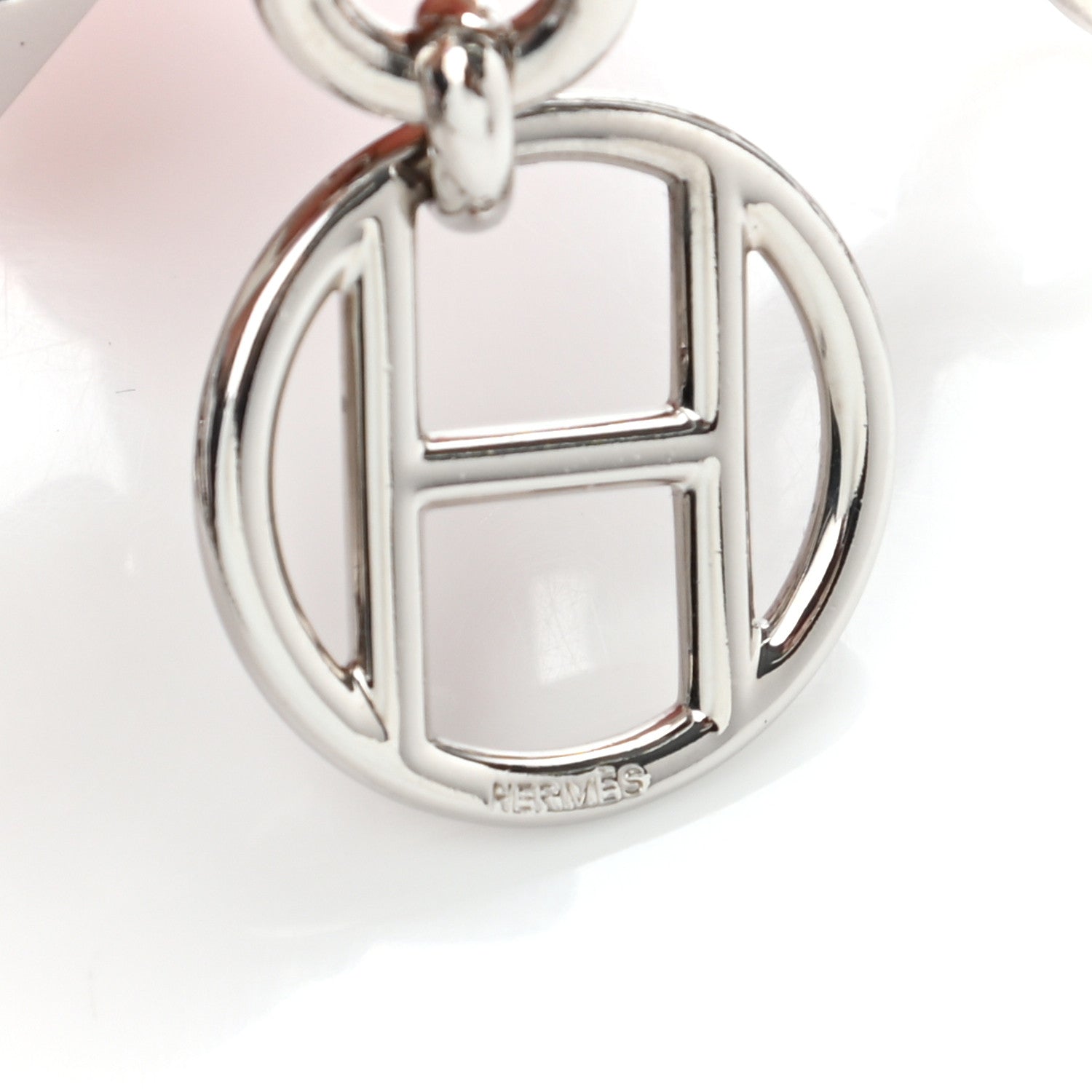 Hermes Palladium Silver Olga 5 Charms Chain Belt 5 of 6
