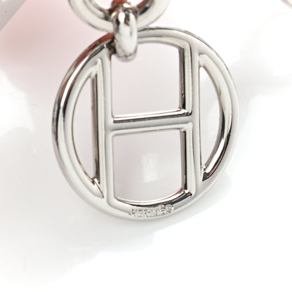 Hermes Palladium Silver Olga 5 Charms Chain Belt 5 of 6