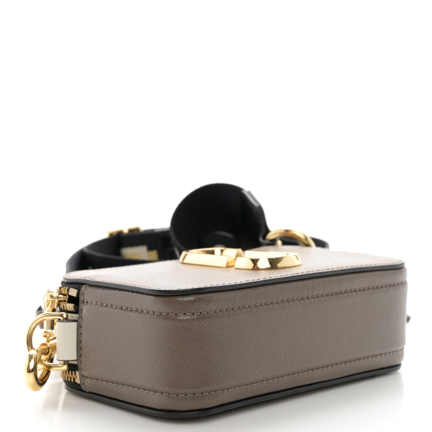 Saffiano Small Snapshot Camera Bag Sandcastle