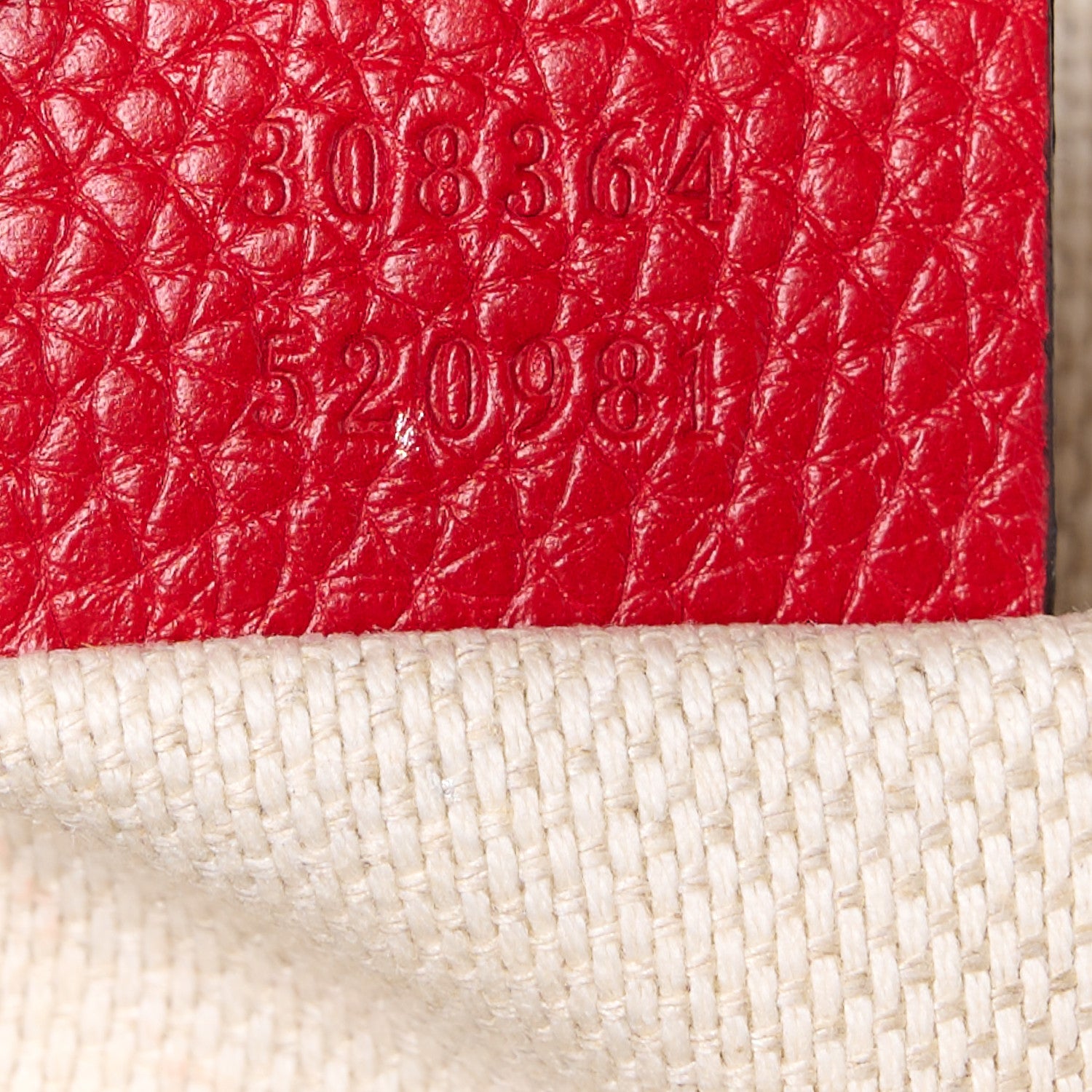 Gucci Pebbled Calfskin Small Soho Disco Bag Vibrant Red 7 of 17