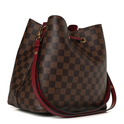 Louis Vuitton Damier Ebene Neonoe MM Cherry Berry 3 of 10