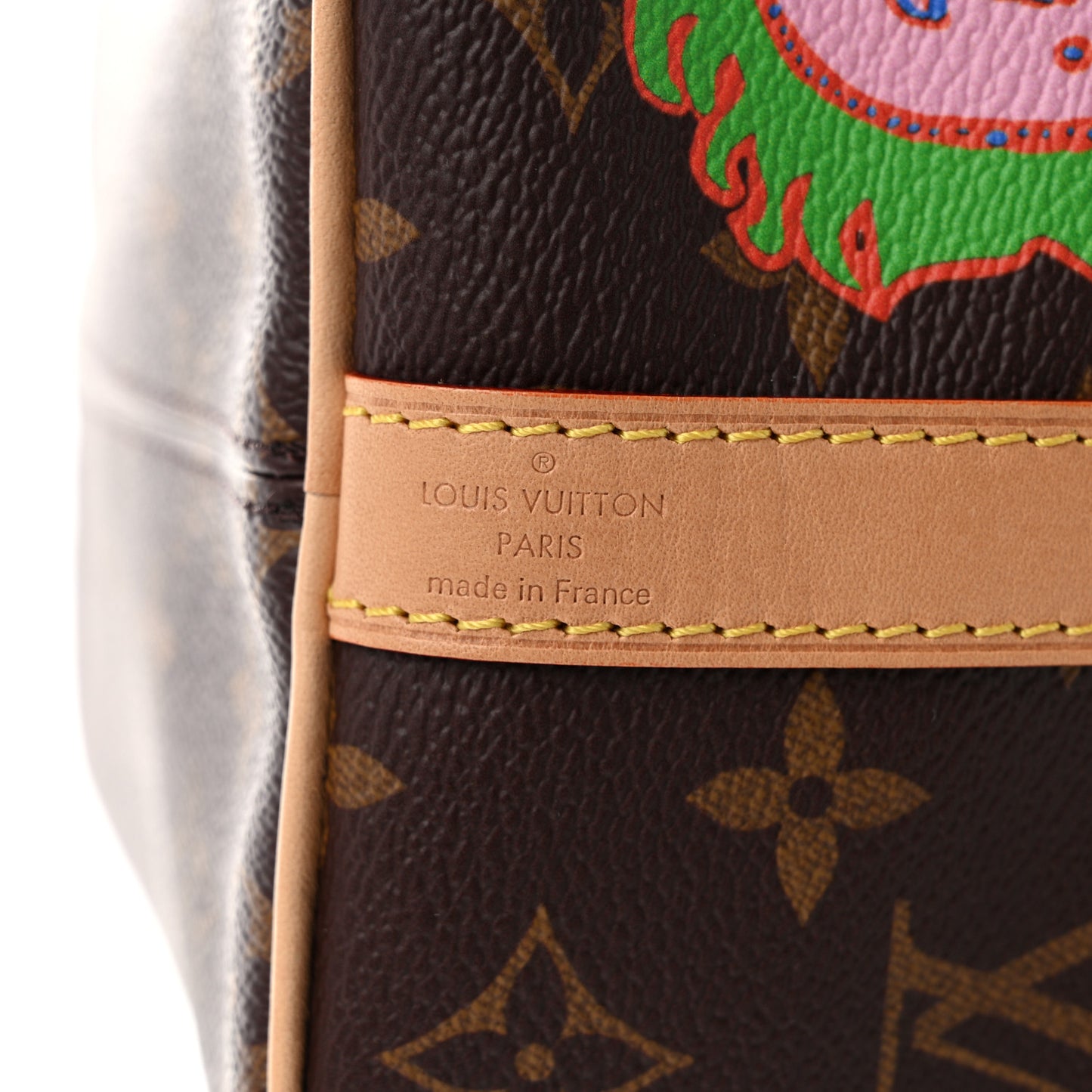 LV X YK Monogram Embroidered My Eternal Soul Speedy Bandouliere 25 Multicolor