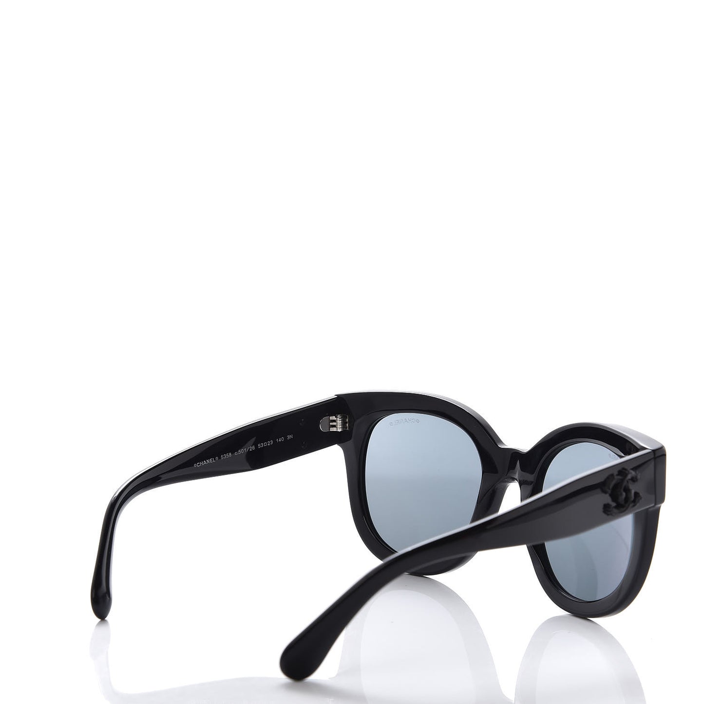 Acetate Butterfly Signature CC Sunglasses 5358 Black